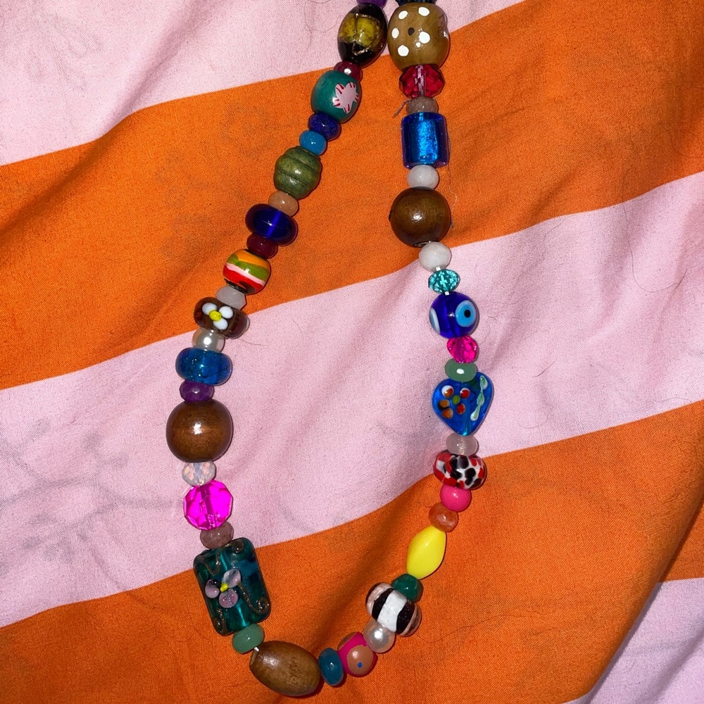 NATURAL LIFE Multicolor Beaded Necklace